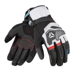 Туристически мото ръкавици SECA TURISMO WP GREY/RED/BLUE