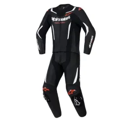 КОЖЕН ЕКИП ALPINESTARS 2PCS GP Force V2 Black/White/Fluo Red