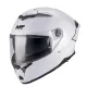 Интегрална мото каска MT Thunder 4 R SV Pure A0 Gloss със слънчев визьор