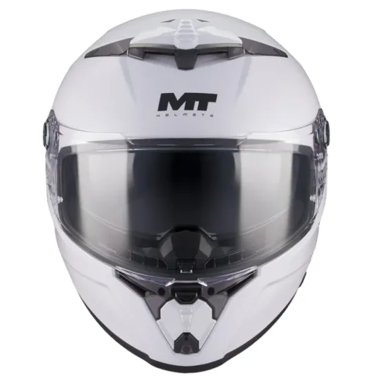 Интегрална мото каска MT Thunder 4 R SV Pure A0 Gloss със слънчев визьор