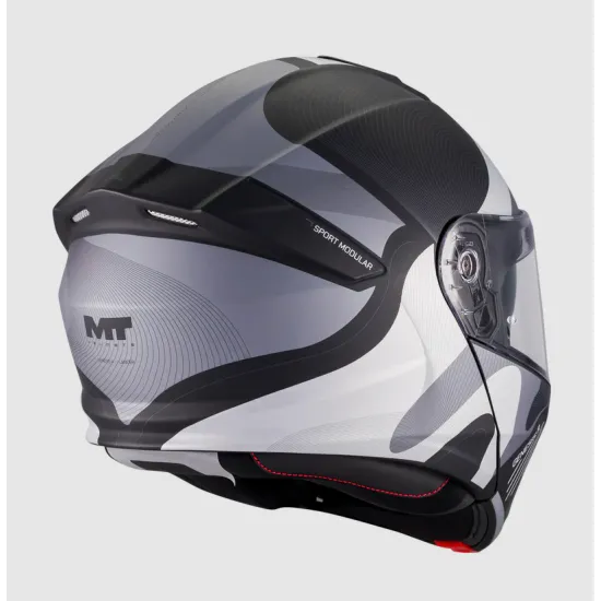 Отваряема каска MT Genesis R SV LANCER B12 Matt с HIRP корпус, слънчев визьор и Pinlock Max Vision Ready