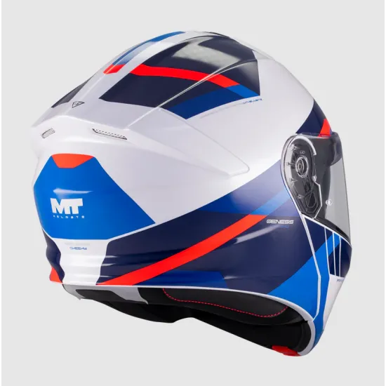 Отваряема каска MT Genesis R SV CHEEKY A7 Gloss с HIRP корпус, слънчев визьор и Pinlock Max Vision Ready