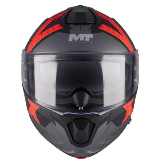 Отваряема каска MT Genesis R SV SHIFT B15 Matt с HIRP корпус, слънчев визьор и Pinlock Max Vision Ready