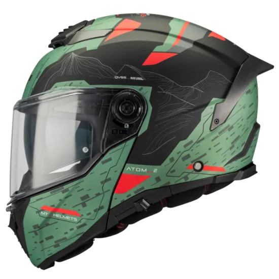 Отваряема каска MT ATOM 2 SV HIGHLANDS C6 Matt с ECE 22.06, слънчев визьор и Pinlock Ready