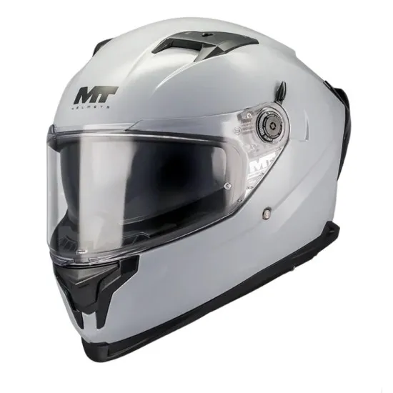 Каска MT Braker SV PURE A12 Grey с ECE 22.06 и вграден слънчев визьор