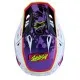 Alpinestars SM7 Blaster мотокрос каска в лилаво, розово и бяло с жълто-зелени акценти, лого SMASH и splash графики на купола