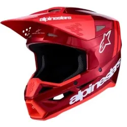 Мотокрос каска ALPINESTARS SM3 RADIUM RED/WHT