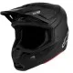 Alpinestars Supertech M7 мотокрос каска в матово черно с агресивен визьор, бяло лого и червени акценти на подбрадника