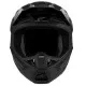 Alpinestars Supertech M7 мотокрос каска в матово черно с агресивен визьор, бяло лого и червени акценти на подбрадника