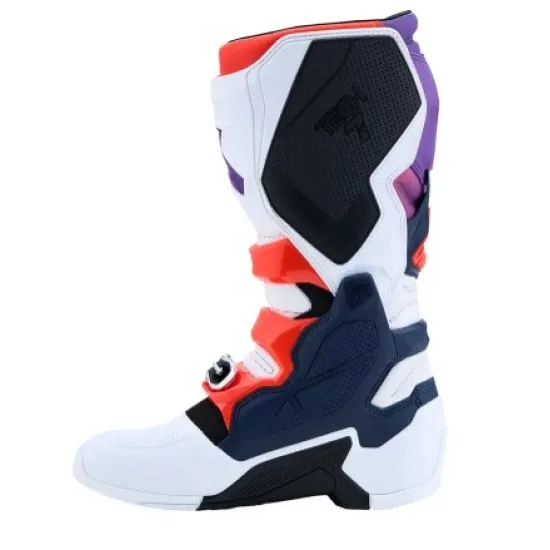 Мотокрос ботуши Alpinestars Tech 7 C27 PRPL BLU FLUO RD с TPU защита