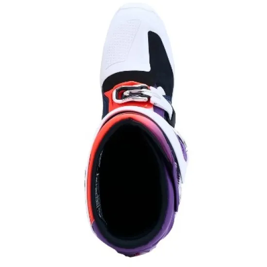 Мотокрос ботуши Alpinestars Tech 7 C27 PRPL BLU FLUO RD с TPU защита