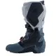 Alpinestars Tech 7 Enduro Drystar ботуши в тъмносиво, светлосиво и черно с червени катарами, BOA система и TPU протектори на