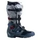 Alpinestars Tech 7 Enduro Drystar ботуши в тъмносиво, светлосиво и черно с червени катарами, BOA система и TPU протектори на