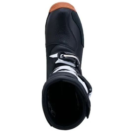 Trial ботуши Alpinestars Tech-T BK WH GUM Black White с каучукова подметка