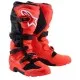 Мотокрос ботуши Alpinestars Tech 7 Enduro в флуоресцентно червено и черно с четири TPU катарами и защита на пищяла