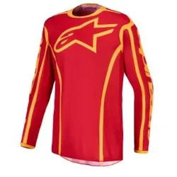 Мотокрос джърси ALPINESTARS FLUID APEX V2 RED/GLD