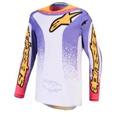 Мотокрос джърси ALPINESTARS FLUID DRAG LIL/BLU/GLD