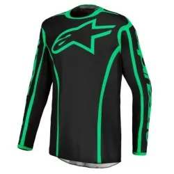 Мотокрос джърси ALPINESTARS FLUID APEX V2 BLACK/GREEN