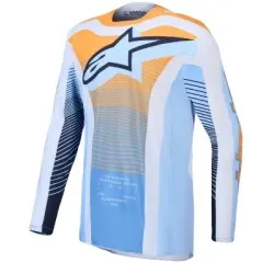 Мотокрос джърси ALPINESTARS TECHSTAR MAVEN BLU/TNG/BK
