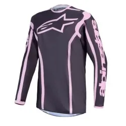 Дамско мотокрос джърси Alpinestars FLUID APEX V2 GRAY/PINK