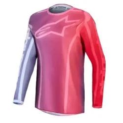 Дамско мотокрос джърси Alpinestars FLUID KEPLER PUR/RED