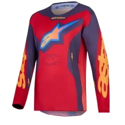 Детско мотокрос джърси Alpinestars FLUID HUNT RED/CORAl
