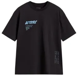 Мото тениска ALPINESTARS CSF OVERSIZED CHALK BLACK