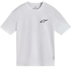Мото тениска ALPINESTARS CSF COMBO BACK WHITE/BLACK