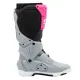 Мотокрос ботуши Sidi Crossair X Grey Fluo Pink с Materiis подметка