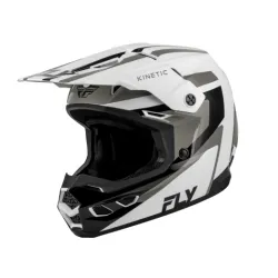 Мотокрос каска FLY RACING Kinetic Sync - White/Black/Grey