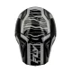 Мотокрос каска FLY RACING Formula CP Charge в матово черно и сиво с RHEON маркировка, зебра графики и вентилационни отвори -