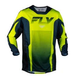 Мотокрос блуза FLY RACING Kinetic Fade - Hi-Vis/Navy/White