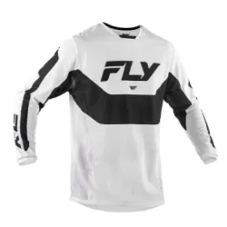 Мотокрос блуза FLY RACING Kinetic Mesh Jersey White / Black