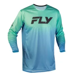 Детска мотокрос блуза FLY RACING Rayce Sonar - Teal/Aqua