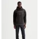 Тъмносив оувърсайзд суичър Alpinestars с snow-wash ефект, бродирана кръгова мото графика отпред и подплатена качулка