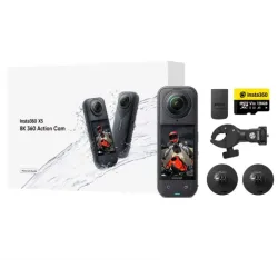 Екшън камера Insta360 X5 360° 8K MOTORCYCLE BUNDLE