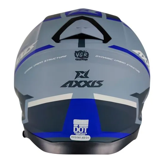 Скутер каска Axxis MIRAGE DAMASKO D7 Matt Blue - защита и комфорт за градски мотористи