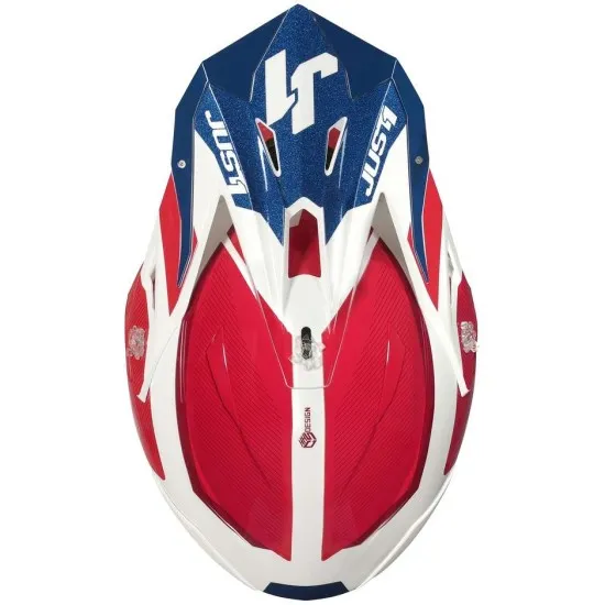 Каска JUST1 J39 STARS Red/Blue/White - Мотокрос каски от марка JUST1