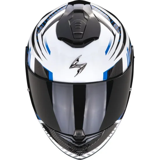 Каска Scorpions Exo 1400 Evo Air White/Blue - Спортни каски от марка Scorpion