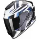 Каска Scorpions Exo 1400 Evo Air White/Blue - Спортни каски от марка Scorpion