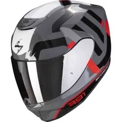 Каска Scorpions Exo 391 Arok Grey/Black/Red