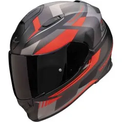 Каска Scorpions Exo 491 Abilis Черен мат/Сив/Черевен