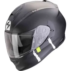 Каска Scorpions Exo 491 Code Matt Black/Sylver