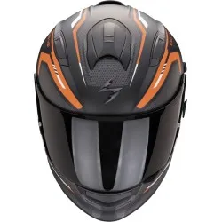 Каска Scorpions Exo 491 Kripta Black  Matt /Orange/White