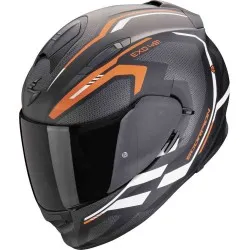 Каска Scorpions Exo 491 Kripta Black  Matt /Orange/White