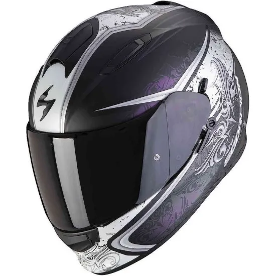 Каска Scorpion EXO 491 Run Black Matt/Silver – безопасност и комфорт на пътя