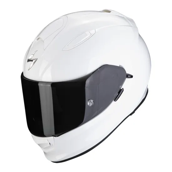 Каска Scorpion EXO 491 Solid White – безопасност и стил за мотористи