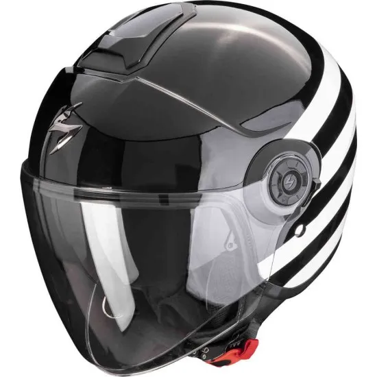 Каска Scorpion Exo-City II Bee Black/White - Каски за скутер от марка Scorpion