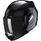 Мото каска Scorpion Exo-Tech Black Gloss с вътрешен прибиращ се сенник