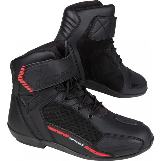 Боти Modeka Kyne Black с микрофибър и защита на глезена